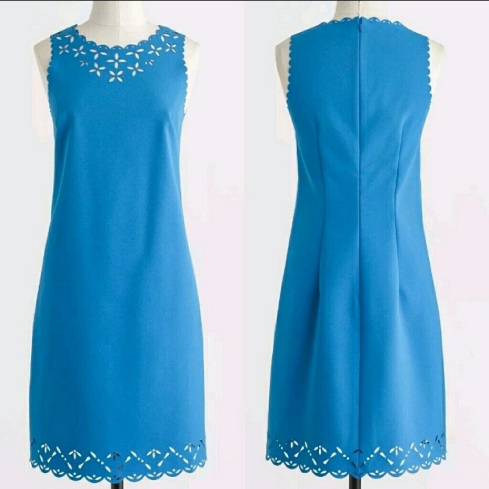 J. Crew Scalloped Dress
